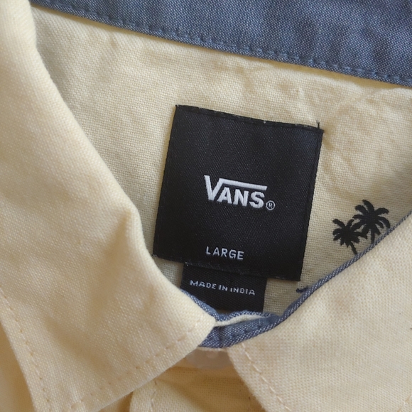 VANS NEW boys Houser Button Down Short Sleeve Shirt - Picture 7 of 12